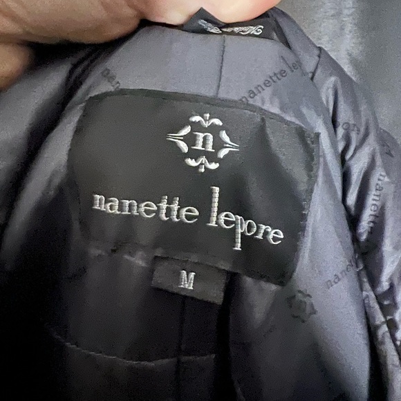 Nanette Lepore Black winter jacket size M - Picture 6 of 9